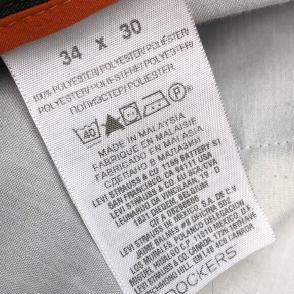 LIKE NEW MENS DOCKERS DRESS STRAIGHT FIT SLACKS 34x30 ⭐️ - Picture 4 of 10